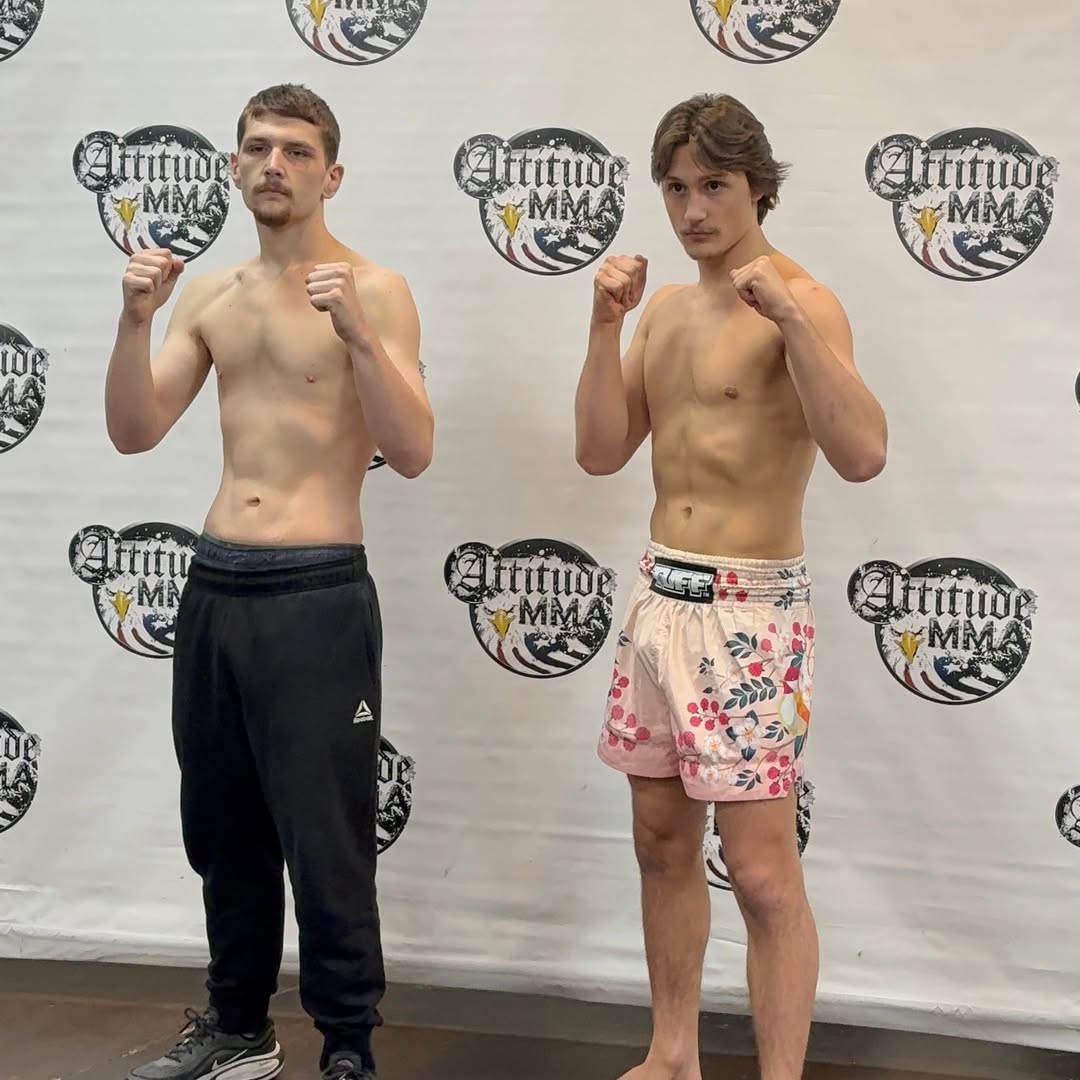 A Faglier's MMA athlete at a fight weigh-in