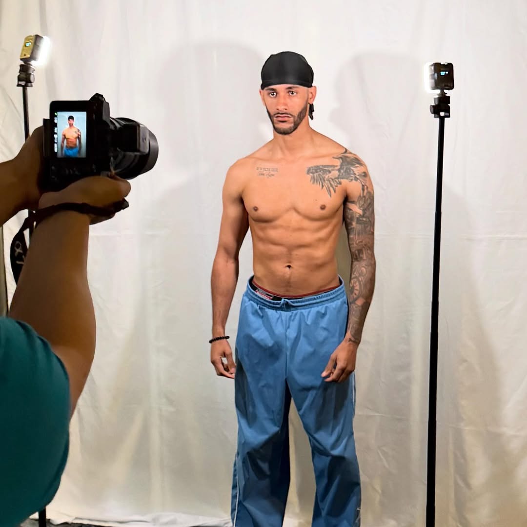 A Faglier's MMA fighter at a fight weigh-in